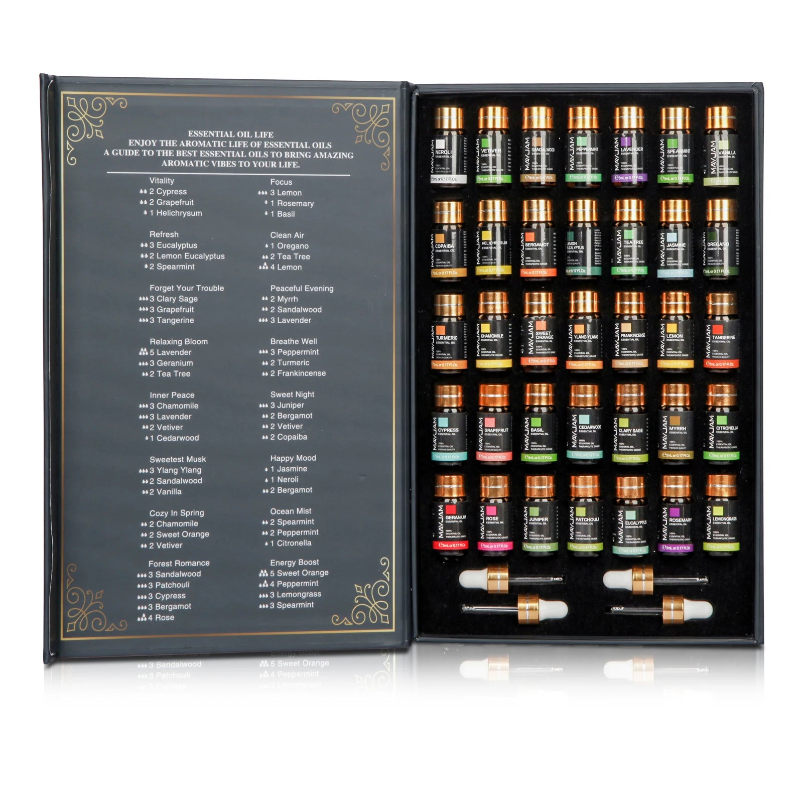 35 Bottles Essential Oils Set (5ml)